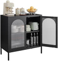 Buffet Cabinet, Modern Industrial Style Sideboard Buffet Cabinet, by FURSTEL