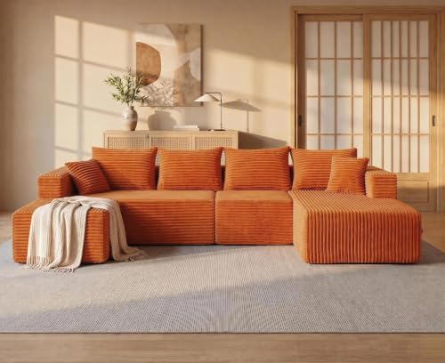 118" Boneless U-Shaped Couch for Living Room - Image 4