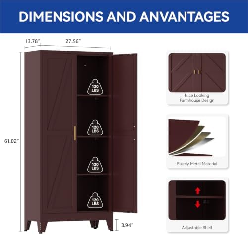 COFaR Metal Pantry Cabinet - Image 2