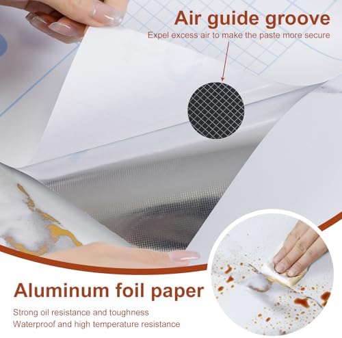 Glossy Thick Marble Contact Paper - Image 4