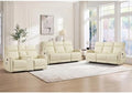 ANJ 2-Piece Premium Faux Leather Manual Reclining Sofa Set, Include Loveseat by ANJ