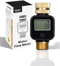 MOES Water Flow Meter with Brass Inlet & Outlet Measure Gallon Consumption by MOES