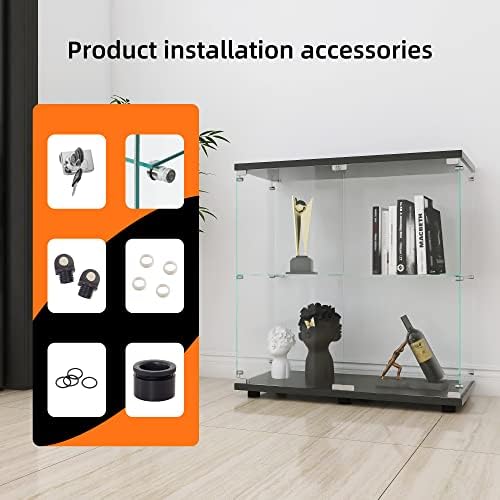 LFT HUIMEI2Y 2-Tier Glass Display Cabinet - Image 6