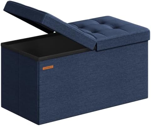 SONGMICS 30 Inches Storage Ottoman, Foldable Bench by SONGMICSbySONGMICSHOME