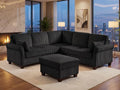 90.6" V-Shaped Sectional Sofa by Arcrinte