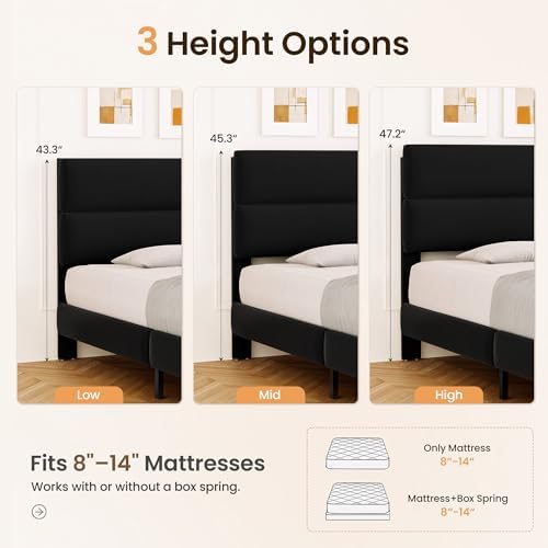 GRUSIGN Full Size Platform Bed Frame - Image 3