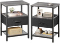 Huuger Nightstand Set of 2, Night Stand by Huuger
