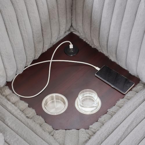 Modular Sectional Sofa with Storage | Pull Out Bed, Oversized L Shaped Sleeper - Image 6