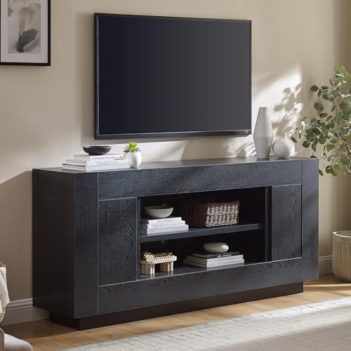 OKD Modern 70" TV Stand for 80" TV, Thick Block Media Console by OKD