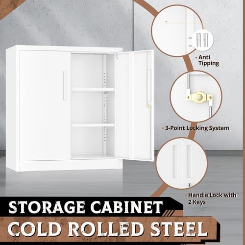 SUNCROWN 36” Metal Storage Cabinets - Image 5
