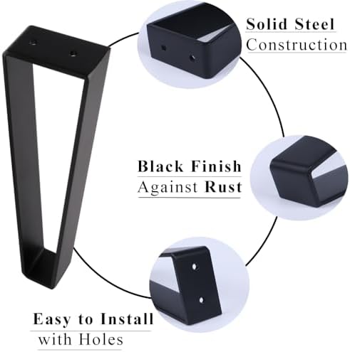Osring 14 Inch Trapezoid Furniture Legs - Image 3