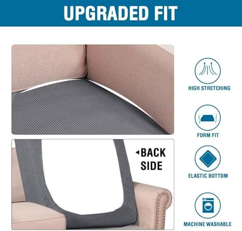 H.VERSAILTEX Super Stretch Individual Chaise Cover Sectional Couch Covers - Image 6