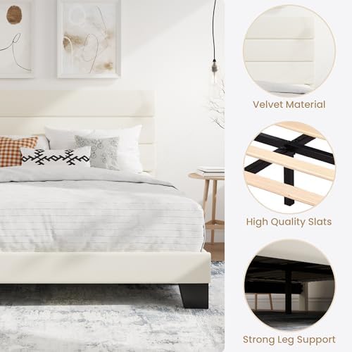 SHA CERLIN Queen Platform Bed Frame - Image 6