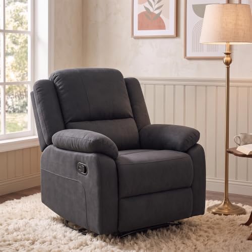 NicBex Manual Single Lounge Recliner Chair by NicBex