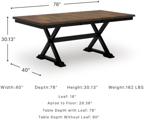 Signature Design by Ashley Wildenauer Extendable Dining Table - Image 3