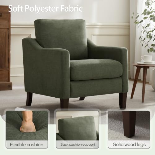 VKNOW Accent Chairs, Modern Upholstered Armchairs - Image 3