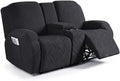 Ruaozz Stretch Loveseat Recliner Cover by RuaozzFurnitureCovers