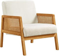 Yaheetech Rattan Accent Chair, Boho Vintage Armchair by Yaheetech