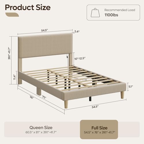 Bestier Full Size Bed Frame - Image 2