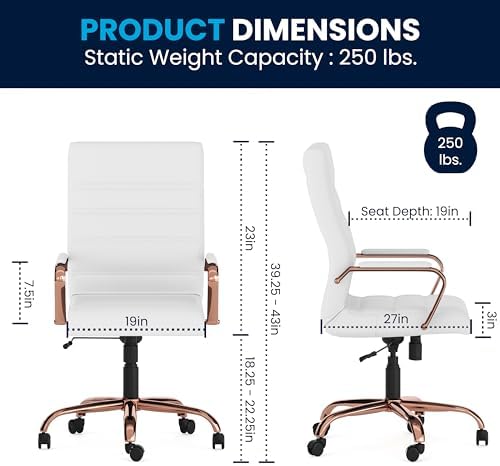 Flash Furniture LeatherSoft Executive Office Chair - Image 3