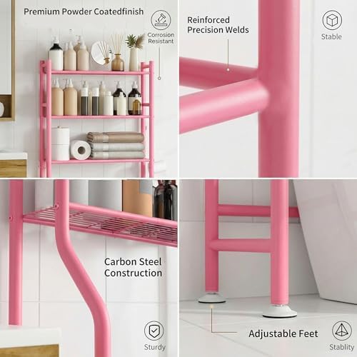 GloTika 3-Tier Over Toilet Storage - Image 6