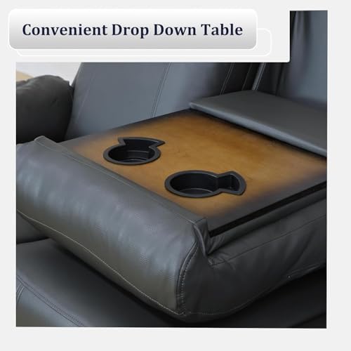Air Leather Power Recliner Sofa Set - Image 4