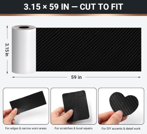 Carbon Fiber Leather Repair Tape - Image 2