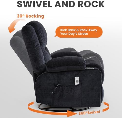 BOSMILLER Swivel Recliner Chair - Image 5