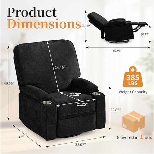 Korser Recliner Chair, Nursery Rocking Chairs - Image 2