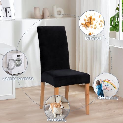 Dining Chair Covers, Stretch Seat Covers, Washable Furniture Protector - Image 6