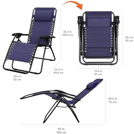 Amazon Basics Zero Gravity Lounge Chair - Image 3