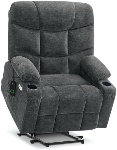 MCombo Power Lift Recliner for Elderly, Fabric R7399 by MCombo