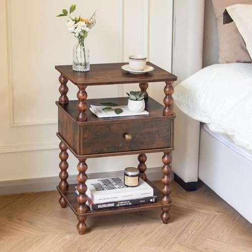 AWASEN Night Stand, Mid Century Nightstand - Image 4