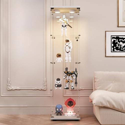 LFT HUIMEI2Y 4-Tier Glass Display Cabinet by LFTHUIMEI2Y