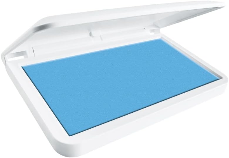 COLOP Make Series, Ink Stamp Pads, with Non-Toxic Premium Ink, Water-Based Acid-Free (Calm Blue, Make 3-3-1/2" x 6-1/4")