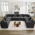 147'' Oversized U Shaped Couch, Modular Sofa by WUTUTUEE