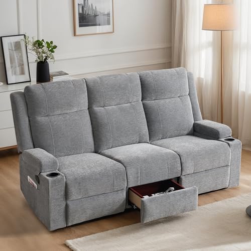 75'' Manual Reclining Sofa by LURVIA