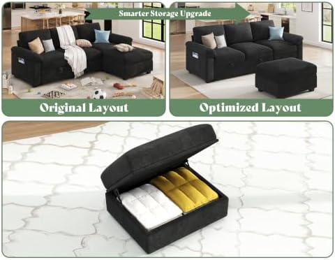 VanAcc 81" Sofa Bed, Sleeper Sofa - Image 4