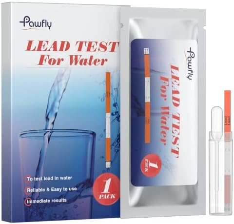Pawfly Lead Water Test Kit Lead in Drinking Water Test Kit 10-Minute Detection by Pawfly