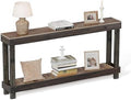Rustic Farmhouse Console Table by COSHOMER