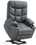 MCombo Power Lift Recliner for Elderly, Leather 7283 by MCombo