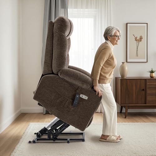 MCombo Power Lift Recliner for Elderly, Fabric R7399 - Image 6