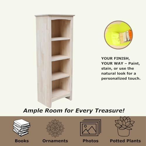 Solid Wood Shaker Bookcase - Image 4