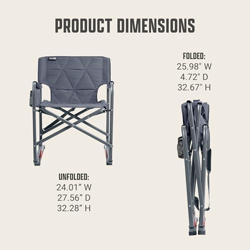 Coleman Pro Rocker Chair, Easy & Fast Folding, 250lb Capacity - Image 6