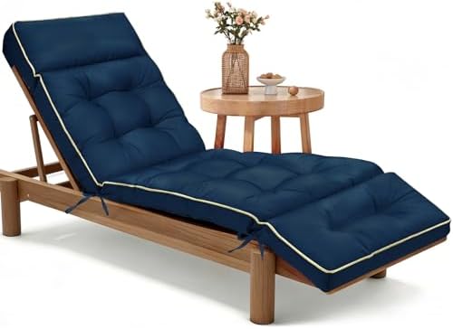 MAGIC ELEPHANT Chaise Lounge Cushion Outdoor, Memory Foam Replacement Patio by Magicelephant
