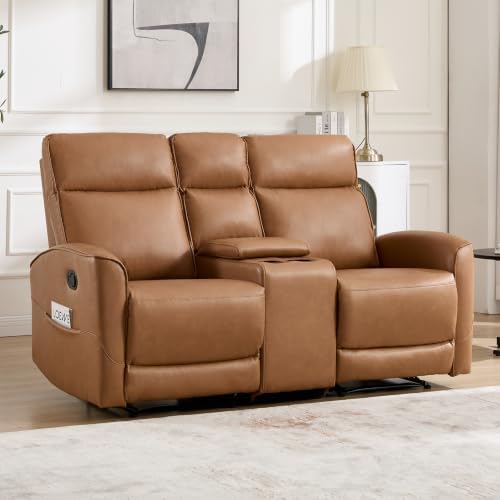 ANJ 68" Wide Manual Loveseat Recliner Sofa by ANJ