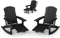 4-in-1 Adirondack Rocking Chair Set of 2 by Suunyn