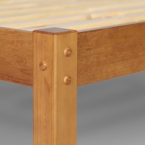 Grain Wood Furniture Shaker Solid Wood Panel Platform Bed, King Size - Image 7