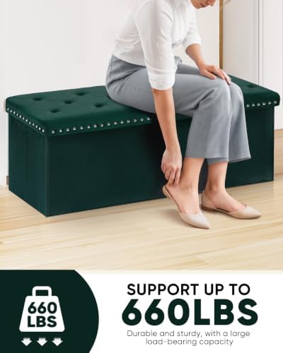 B FSOBEIIALEO Storage Ottoman Bench - Image 5