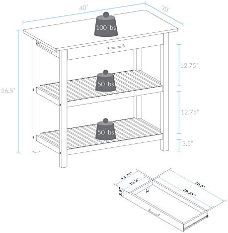 Casual Home Kitchen Island - Image 6